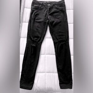 -STS Blue Emma Ankle Skinny Ripped Black Jeans Size 7